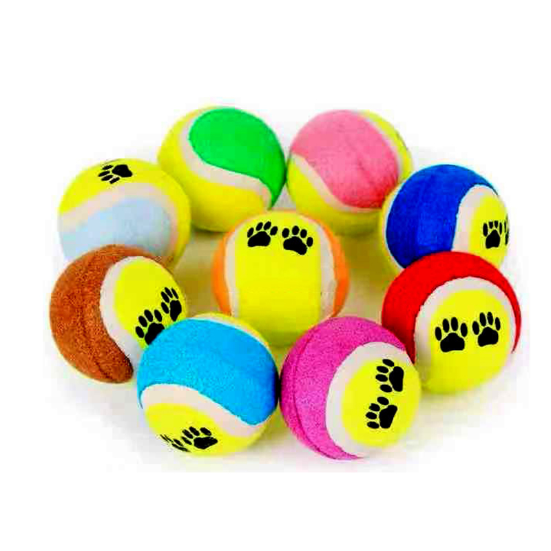 Pfotenabdruck-Tennisball-Haustier-Hundespielzeug